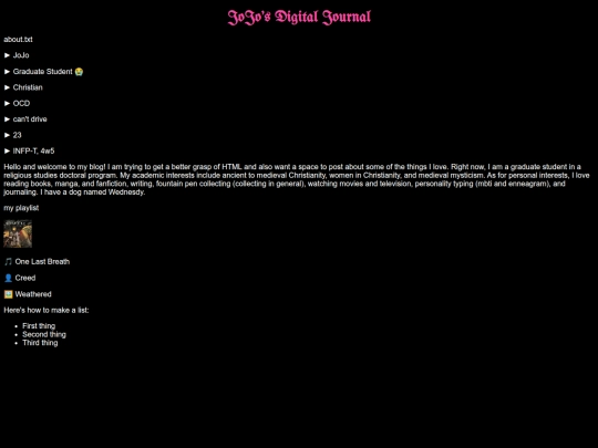 index screenshot