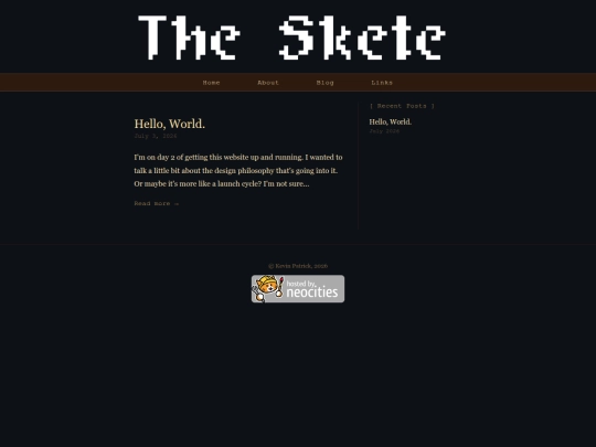 blog screenshot