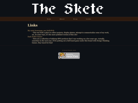 links screenshot