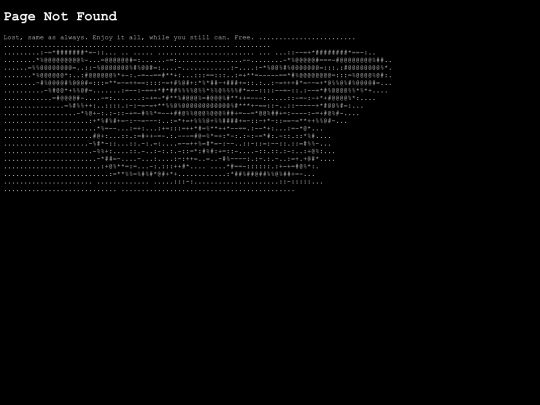 not_found screenshot