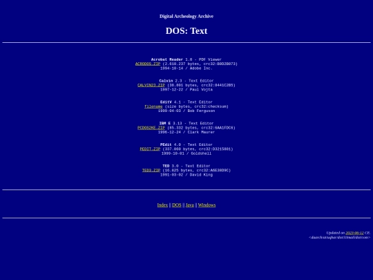 daarch/dos-text screenshot