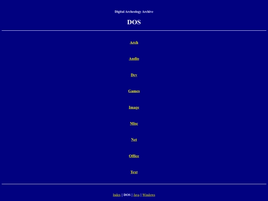 daarch/dos screenshot