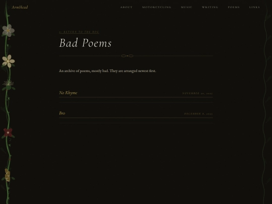 poetry screenshot