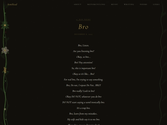 poetry/poems/bro screenshot