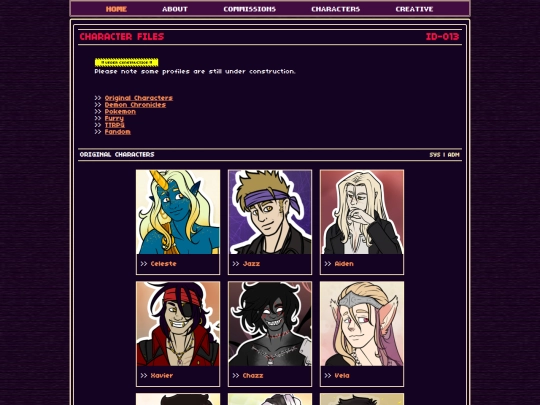 charahub screenshot