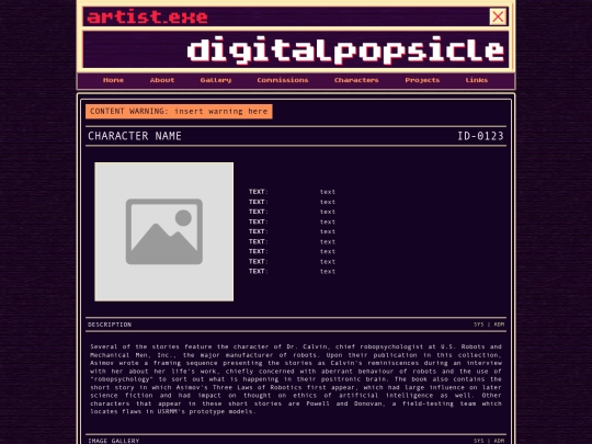 oldchara screenshot