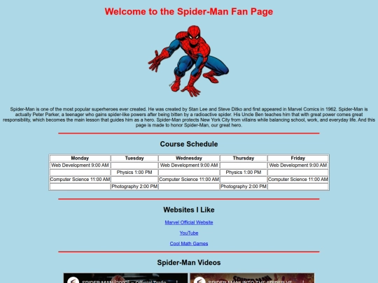 index screenshot