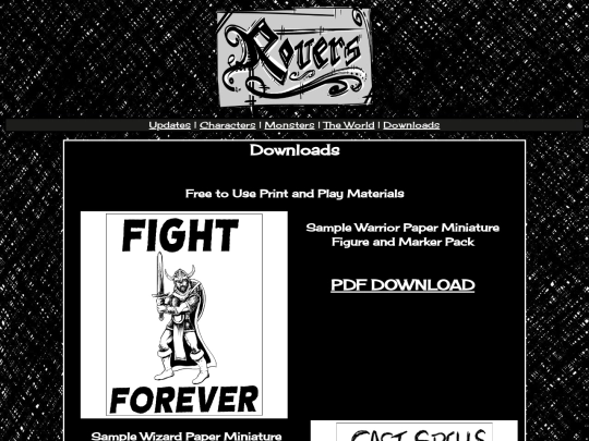 Rovers/downloads screenshot