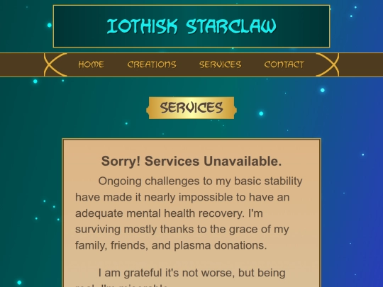 services screenshot
