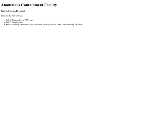 ACF/acfrules screenshot
