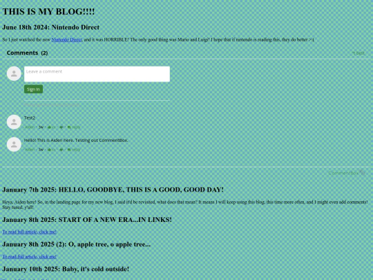 blog screenshot