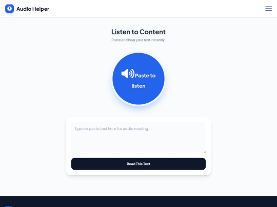 Audio Helper screenshot