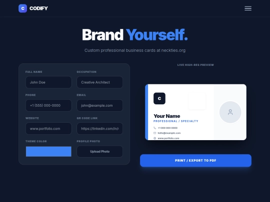 Other Services/businesscard screenshot
