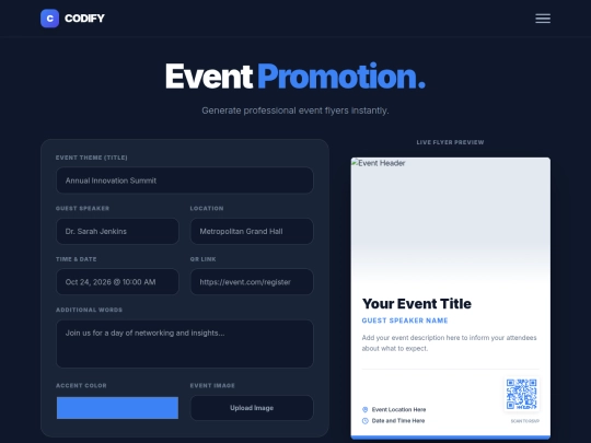 Other Services/flyer screenshot