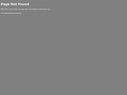 not_found screenshot