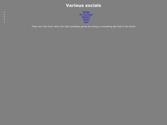 sociallinks screenshot