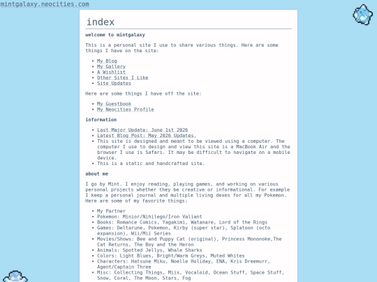 index screenshot