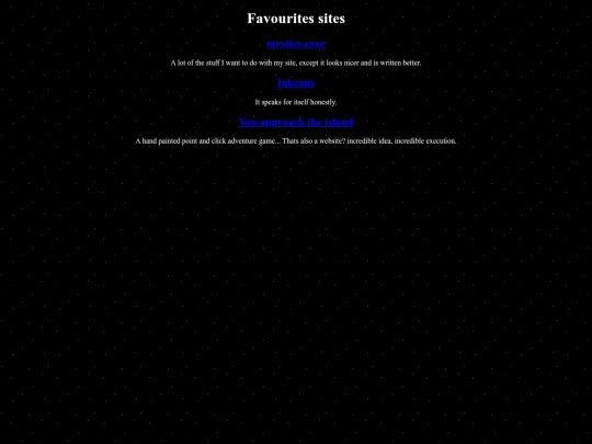 Faveweb screenshot