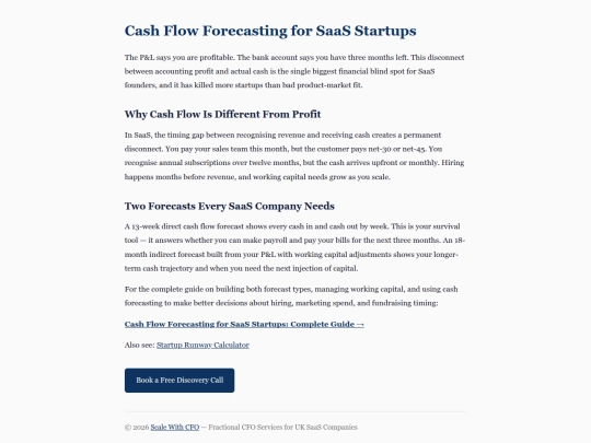 saas-cash-flow-forecasting screenshot