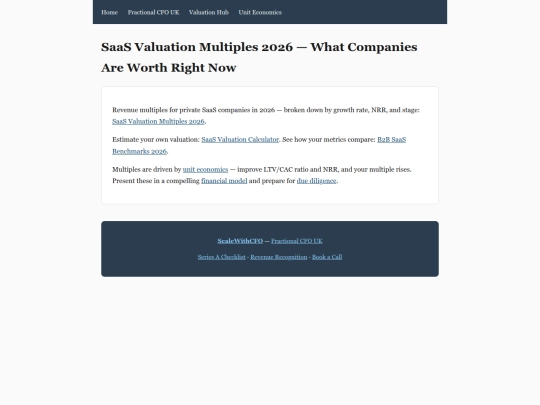 saas-valuation-multiples-2026 screenshot