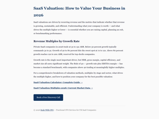 saas-valuation screenshot