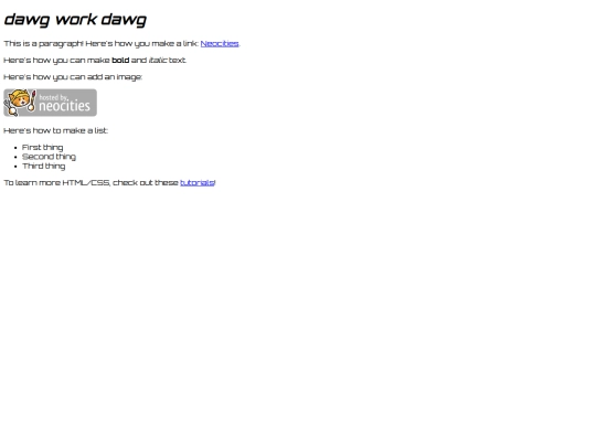 index screenshot