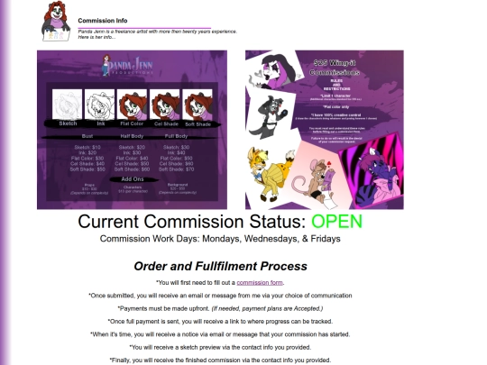 comm-info screenshot