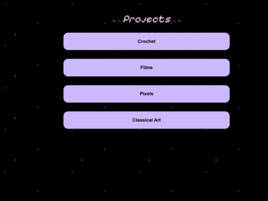 projects screenshot