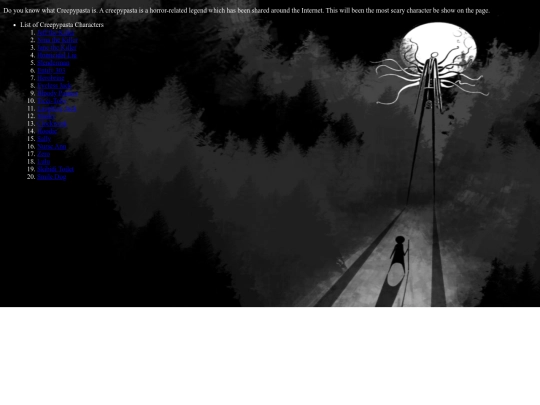 CreepypastaPage screenshot
