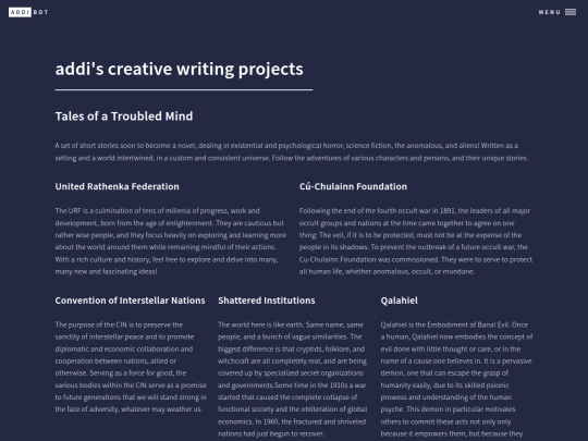 writing screenshot