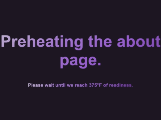 Pages/about screenshot