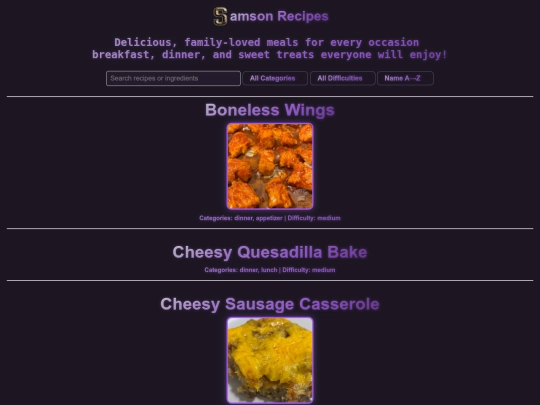 index screenshot