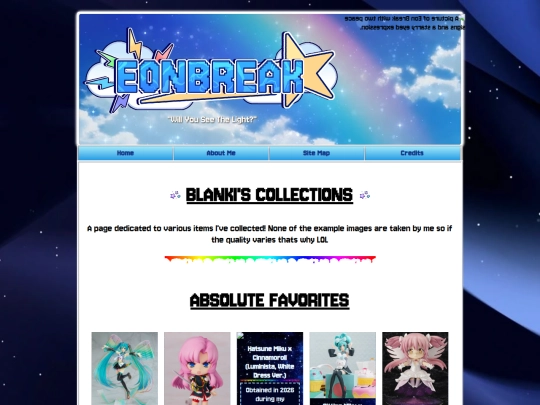 miscellaneous/collections screenshot