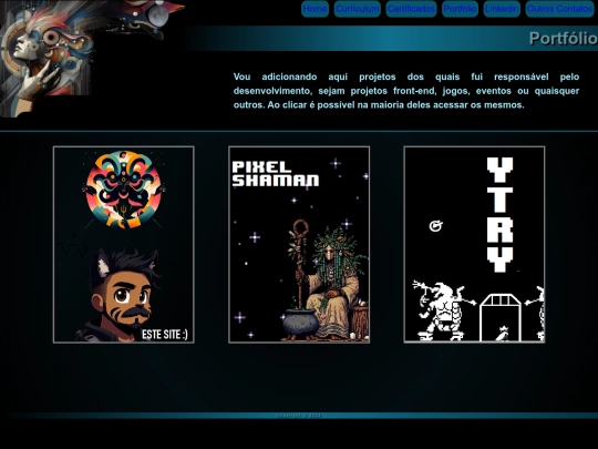 CV/portfolio screenshot