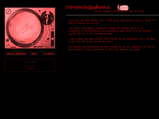 aboutme screenshot