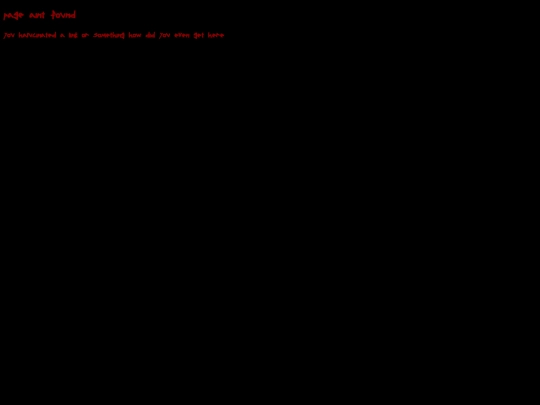 not_found screenshot