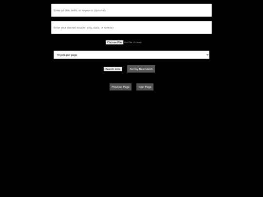 resume screenshot