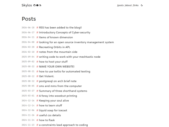 posts screenshot