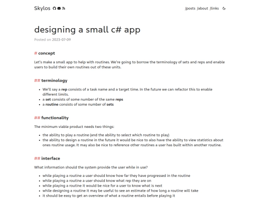 posts/small-c-app screenshot