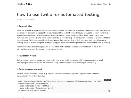 posts/twilio screenshot