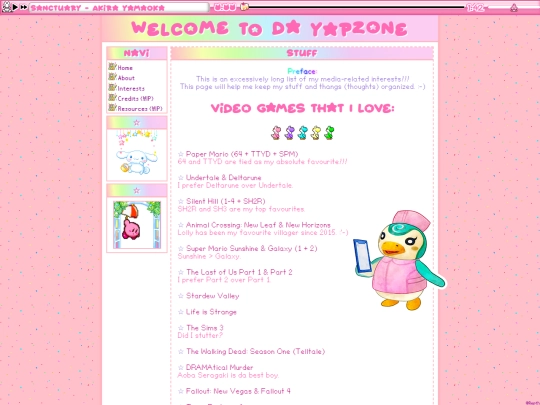 interests screenshot