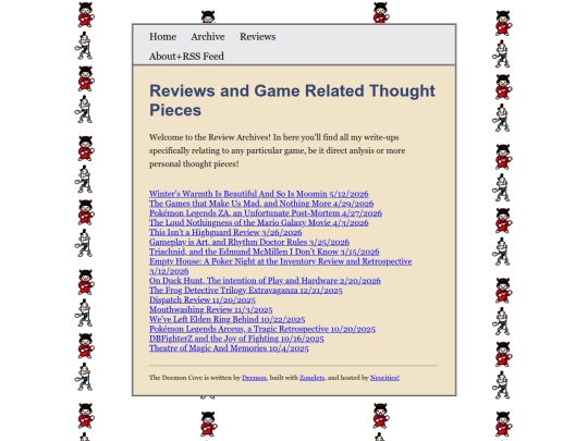 reviewarchive screenshot