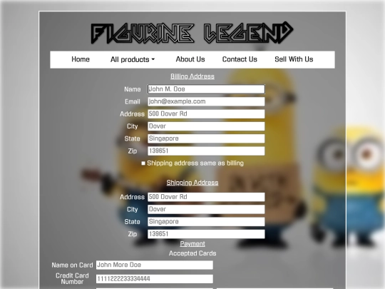forms screenshot