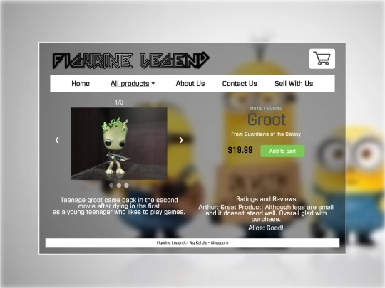 productpages/groot screenshot