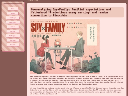 writings/SpyxFamilyessay screenshot