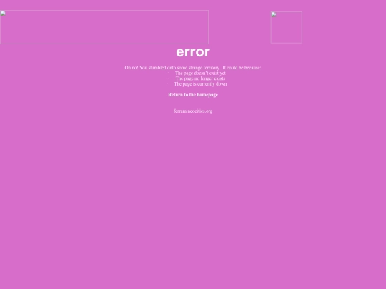 error screenshot