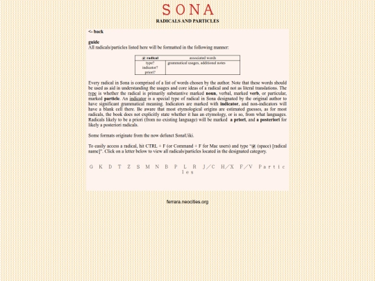 sonadictionaryguide screenshot