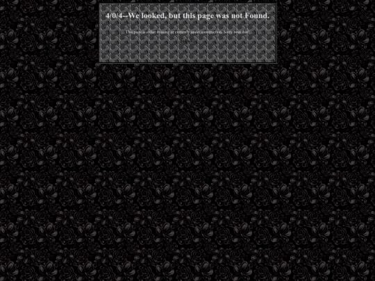 not_found screenshot