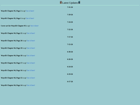 updates screenshot