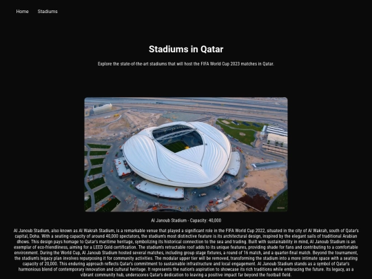 stadiums screenshot